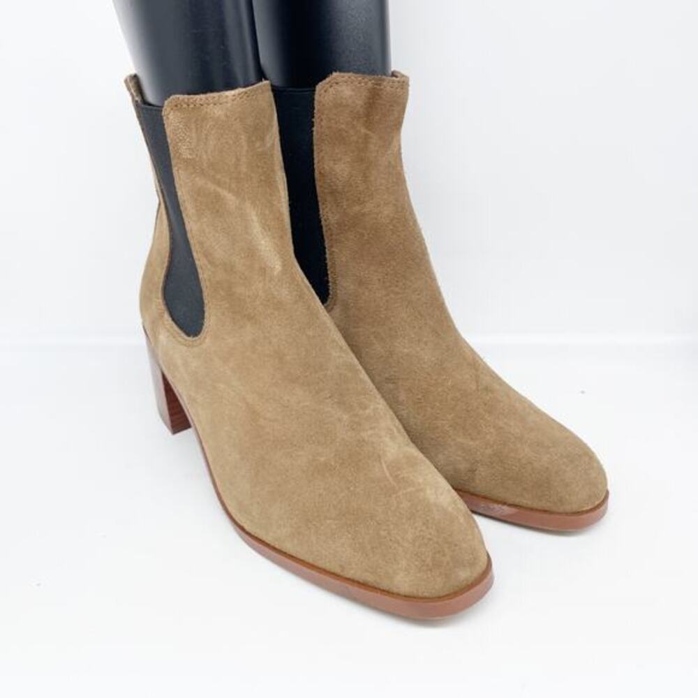 Steve Madden Women's Rhiannon Chelsea Boot Cognac Suede Size 10M